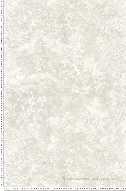 Super Prix Papier peint Forêt Canopée gris pale - Voyage Onirique de Casadéco Réf. ONIR87241110