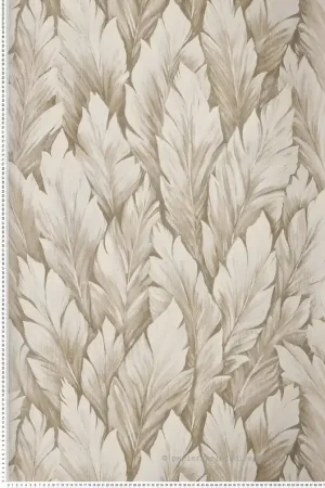 Papier peint Feuille de Bananier Samod beige - Moorea de Montecolino Réf. MC-26709 Prix Promo