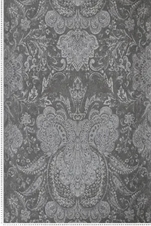 Usine Directe Papier peint Baroque Tahiti gris souris - Moorea de Montecolino Réf. MC-26706