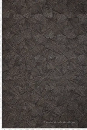 Papier peint Ecaille Végétale Lombok gris noir - Archipel de Casamance Réf. CAS-75321528 Acheter En Ligne