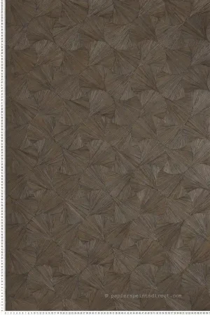 Quantité Limitée Papier peint Ecaille Végétale Lombok kaki - Archipel de Casamance Réf. CAS-75321436