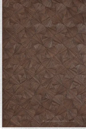Remise Papier peint Ecaille Végétale Lombok ébène - Archipel de Casamance Réf. CAS-75321324