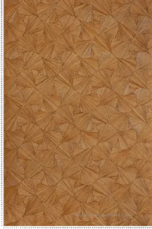 Dernière Chance Papier peint Ecaille Végétale Lombok jaune ocre - Archipel de Casamance Réf. CAS-75321120
