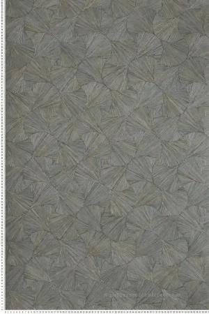Papier peint Ecaille Végétale Lombok pierre bleue - Archipel de Casamance Réf. CAS-75320916 Authentique