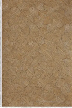 Dernier Modèle Papier peint Ecaille Végétale Lombok beige paille - Archipel de Casamance Réf. CAS-75320814