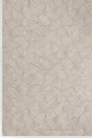 Papier peint Ecaille Végétale Lombok grège - Archipel de Casamance Réf. CAS-75320712 Prix Bas