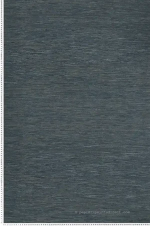 Papier peint Paille Tatami bleu pétrole - Archipel de Casamance Réf. CAS-75343772 Bon Plan