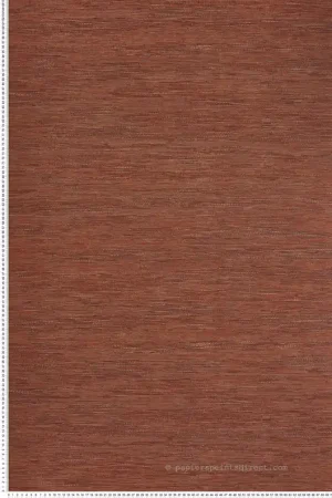 Papier peint Paille Tatami orange brûlé - Archipel de Casamance Réf. CAS-75342956 Vente Directe