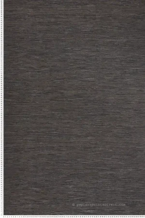 Bon Plan Papier peint Paille Tatami noir - Archipel de Casamance Réf. CAS-75342752