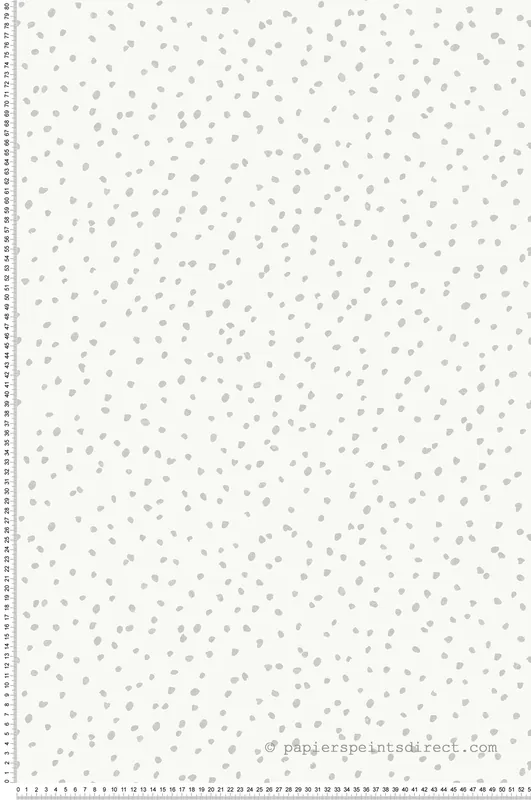 Marque Papier peint Pois Irrégulier gris - La belle histoire d‘Ugépa Réf. UGP-L99309