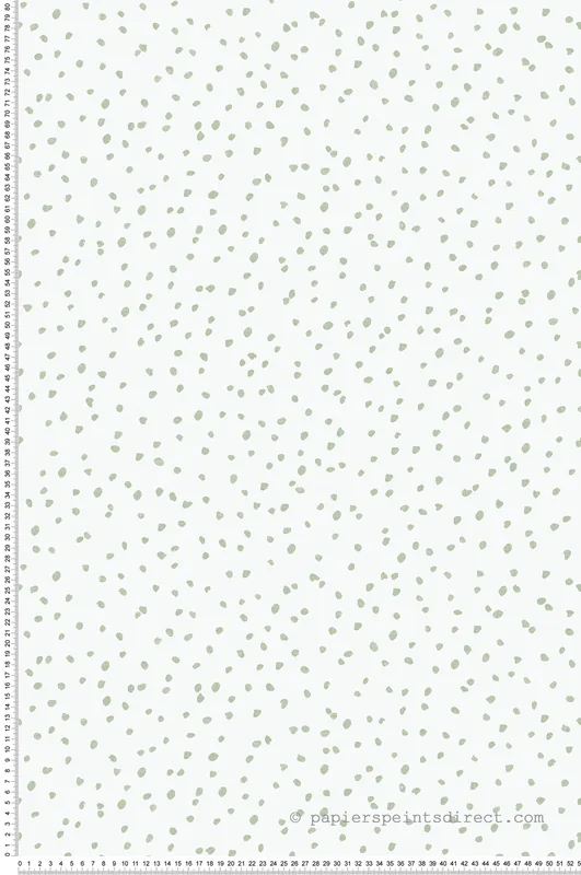 Papier peint Pois Irrégulier vert - La belle histoire d‘Ugépa Réf. UGP-L99304 Retour Gratuit
