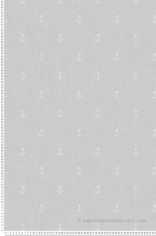 Papier peint Ancre Marine gris - La belle histoire d‘Ugépa Réf. UGP-A82809 Solde