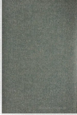 Soldes Papier peint Faux Uni Tacheté Tenere vert sapin et doré - Mirage de Casamance Réf. CAS-75283568