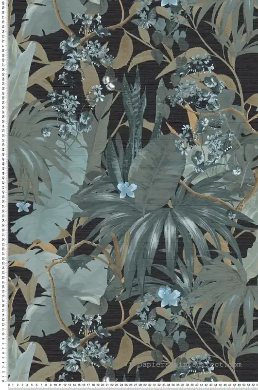 Meilleur Choix Papier peint Tropical et Papillon vert - Desert Lodge de Livingwalls Réf. 38522-2