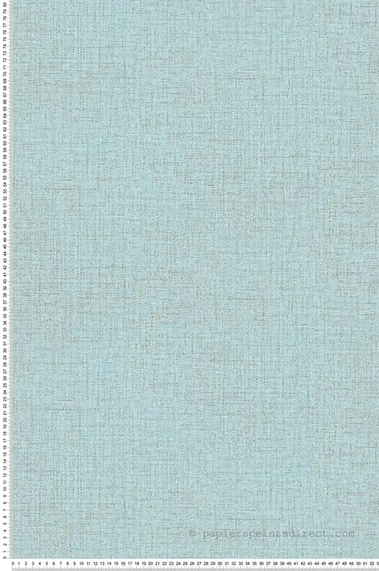 Papier peint Faux Uni Effet Jute bleu ciel - Desert Lodge de Livingwalls Réf. 38528-9 Nouvelle Collection
