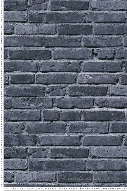 Promotion Saisonnière Papier peint Briques gris anthracite - Little Love d‘A.S. Création Réf. SP15673