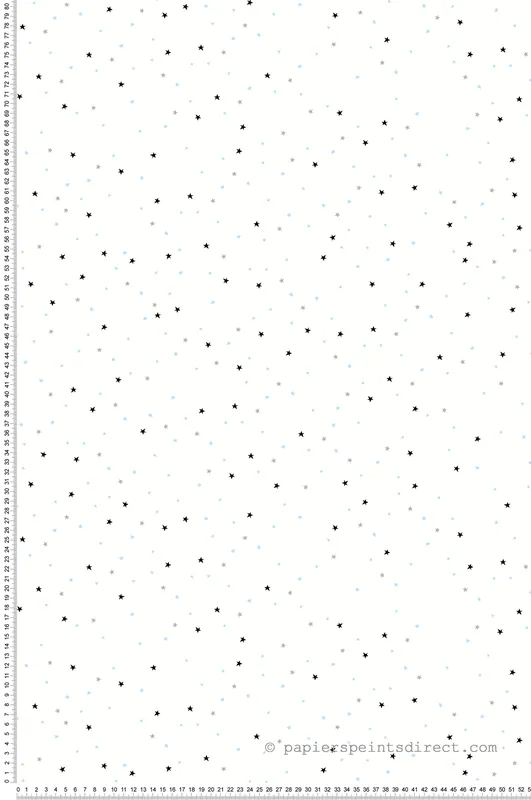 Dernière Chance Papier peint enfant Petite Etoile bleu - Little Love d‘A.S. Création Réf. SP15661