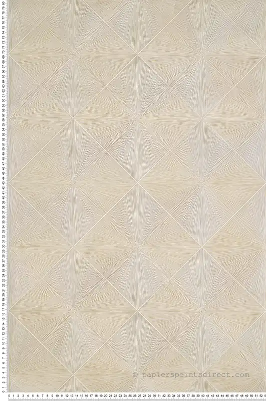 Achetez Aujourd'hui Papier peint Géométrique Losange Perception doré - Perception de Casadéco Réf. PERP85131351