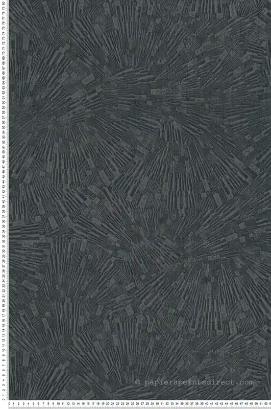 Nouvelle Collection Papier peint Contemporain Géo Radiant noir - Titanium 3 d‘AS Création Réf. SP15628