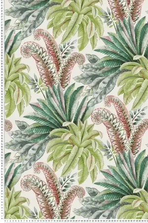 Papier peint Feuillage Paloma Apple Green - Empyrea d‘Osborne & Little Réf. OSB-W7614-02 Bon Plan