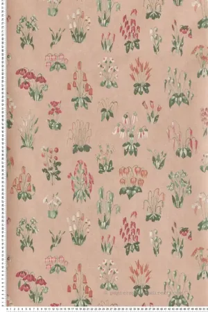 Prix Promo Papier peint fleuri Millefleur Masquerade - National Trust Papers 2 de Little Greene Réf. 0260MFMASQU