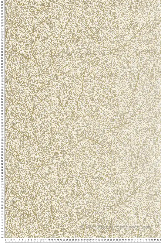 Haute Qualité Papier peint Coraux Only Chips blanc et doré - Sea You Soon de Casélio Réf. SYO102780202