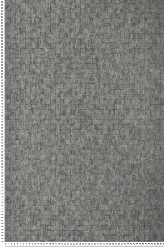 Meilleur Prix Papier peint Géométrique Damier gris et irisé - Gingko de Casadéco Réf. GINK86259303
