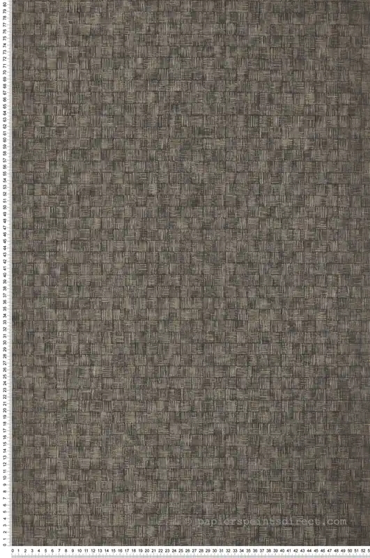 Affaire À Saisir Papier peint Géométrique Damier gris et doré - Gingko de Casadéco Réf. GINK86257520