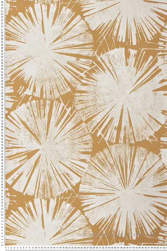 Livraison Express Papier peint Feuille Nénuphar jaune - Gingko de Casadéco Réf. GINK86222424