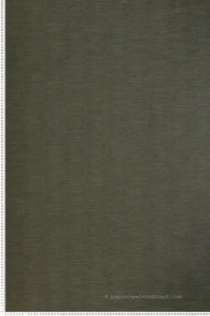 Papier peint Effet Tissu Platinum vert forêt et doré - Alliages de Casamance Réf. CAS-75072652 Acheter En Ligne