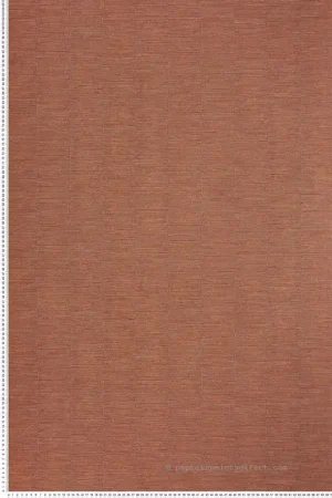 Papier peint Effet Tissu Platinum orange brûlée - Alliages de Casamance Réf. CAS-75072550 Meilleur Prix