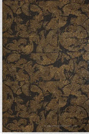 Retour Gratuit Papier peint Ethnique Venetie noir et or - Alliages de Casamance Réf. CAS-75053688