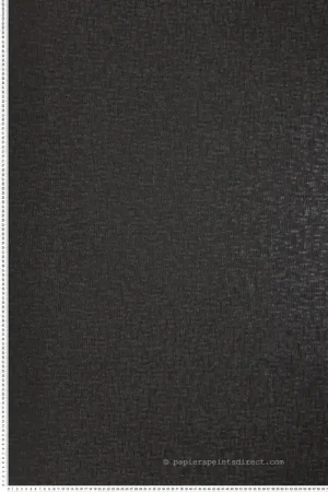 Dernière Chance Papier peint Tissage Tessela noir - Alliages de Casamance Réf. CAS-75042966