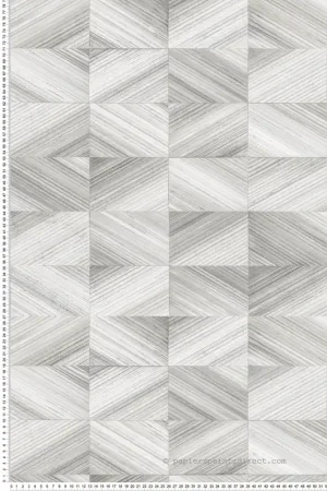 Usine Directe Papier peint Géométrique Bois gris - Fabrique 2 de Lutèce Réf. LTC-FD25379