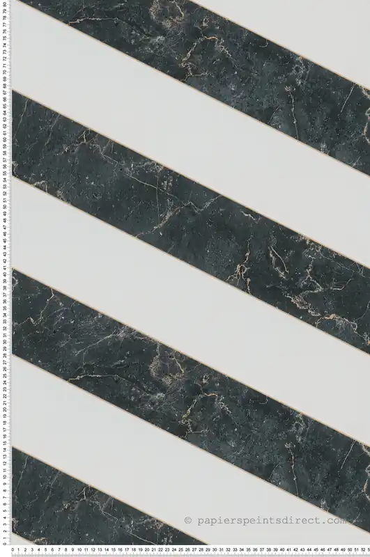 Petit Prix Papier peint Marbre Rayure noir - Change is good de Michalsky Réf. MC-37992-3