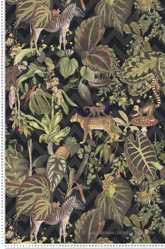 Solde Papier peint Jungle Léopard noir - Change is good de Michalsky Réf. MC-37990-1
