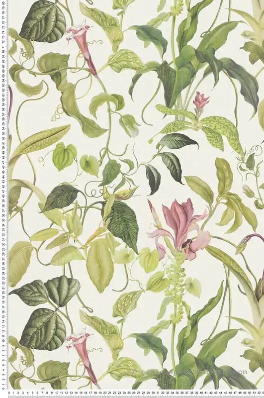 Soldes Papier peint Fleur Rampante blanc - Change is good de Michalsky Réf. MC-37988-1