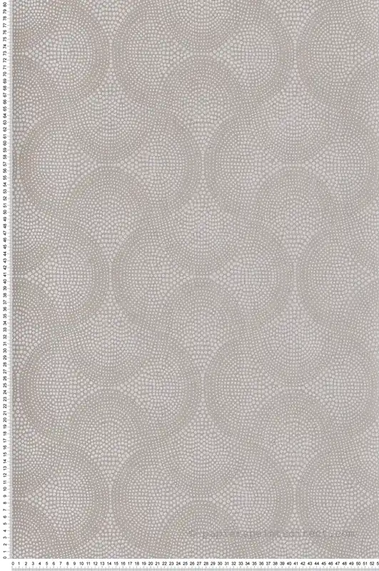 Commander Vite Papier peint Pois Graphique gris pale - Kanoko d‘Osborne & Little Réf. OSB-W7556-03