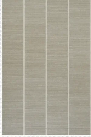Papier peint Tissage Rayure grège - Kanoko d‘Osborne & Little Réf. OSB-W7558-02 Prix Bas