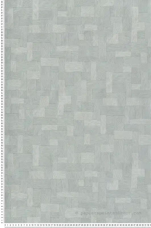 Affaire À Saisir Papier peint Scandinave Géométrique vert d‘eau - Woods de Casadéco Réf. WOOD86077101