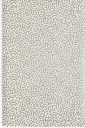 Papier peint Fleurs Kingsley argenté - Ashdown de Nina Campbell Réf. OSB-NCW4395-04 Seulement Aujourd'hui