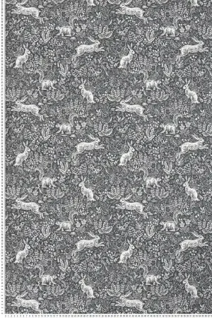 Papier peint Animaux Fable noir - Rifle Paper Co. d‘Initiales Réf. INI-RI5105 Offre Spéciale