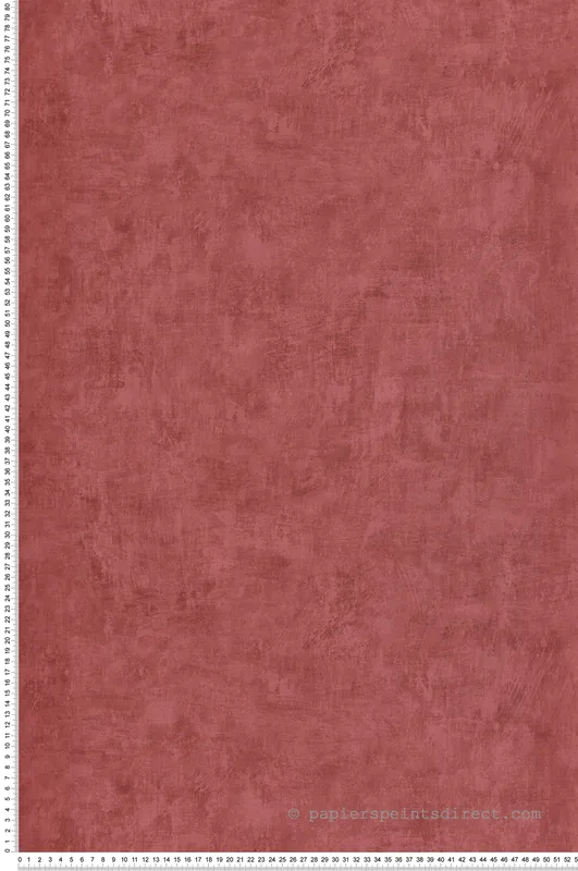 Papier peint Faux Uni rouge - Jardin d‘Eden de Lutèce Réf. LTC-51203010 Livraison Express