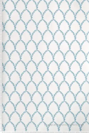 Usine Directe Papier peint Couronne Laurier bleu - Rifle Paper Co. d‘Initiales Réf. INI-RI5180