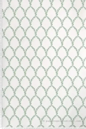 Papier peint Couronne Laurier vert - Rifle Paper Co. d‘Initiales Réf. INI-RI5178 Promotion Saisonnière