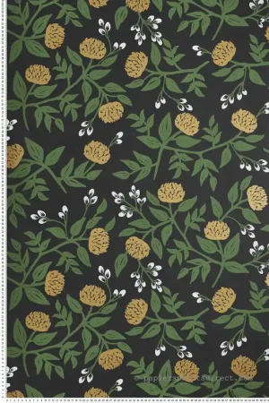 Meilleur Choix Papier peint Fleuri Peonies noir - Rifle Paper Co. d‘Initiales Réf. INI-RI5151
