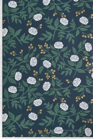 Commande En Gros Papier peint Fleuri Peonies bleu - Rifle Paper Co. d‘Initiales Réf. INI-RI5149