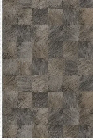 Papier peint Bois Abale charbon - Karabane de Casamance Réf. CAS-75173470 Produit De Marque