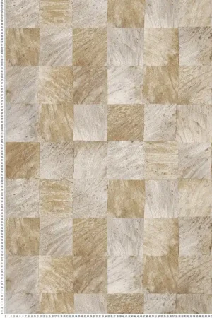 Papier peint Bois Abale beige - Karabane de Casamance Réf. CAS-75173162 Nouvelle Collection