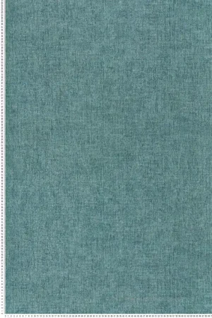 Meilleur Prix Papier peint Faux Uni Diola bleu sarcelle - Karabane de Casamance Réf. CAS-75152344